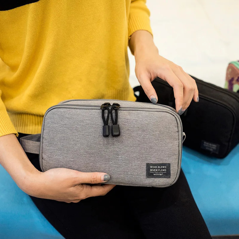 waterproof mens lifting makeup bag multi-purpose Oxford organizer makeup womens essential makeup face bag 241106