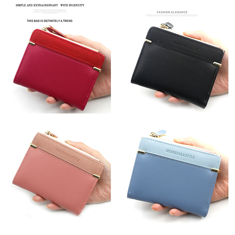 Fashion Women Coin Purse Mini Clutch Short Wallet Card Holder Female Hasp Mini Clutch For Girl Coin Purse Small Wallet