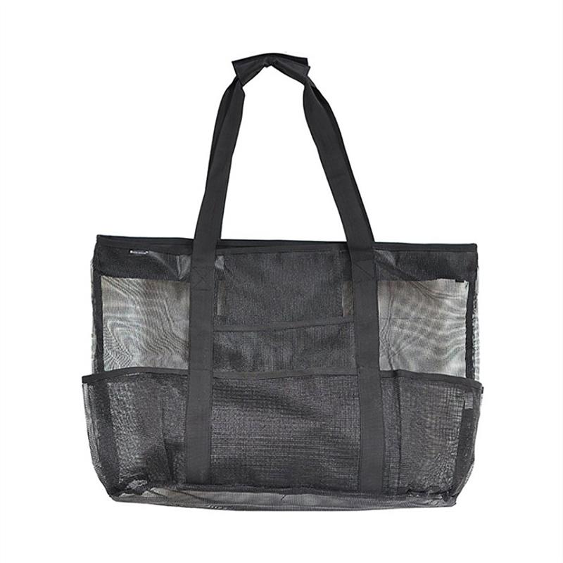 2019 New Fashion Women Handbag Summer Beach Bag Nylon Mesh Large Capacity Totes Women Shoulder Bag Bohemia New