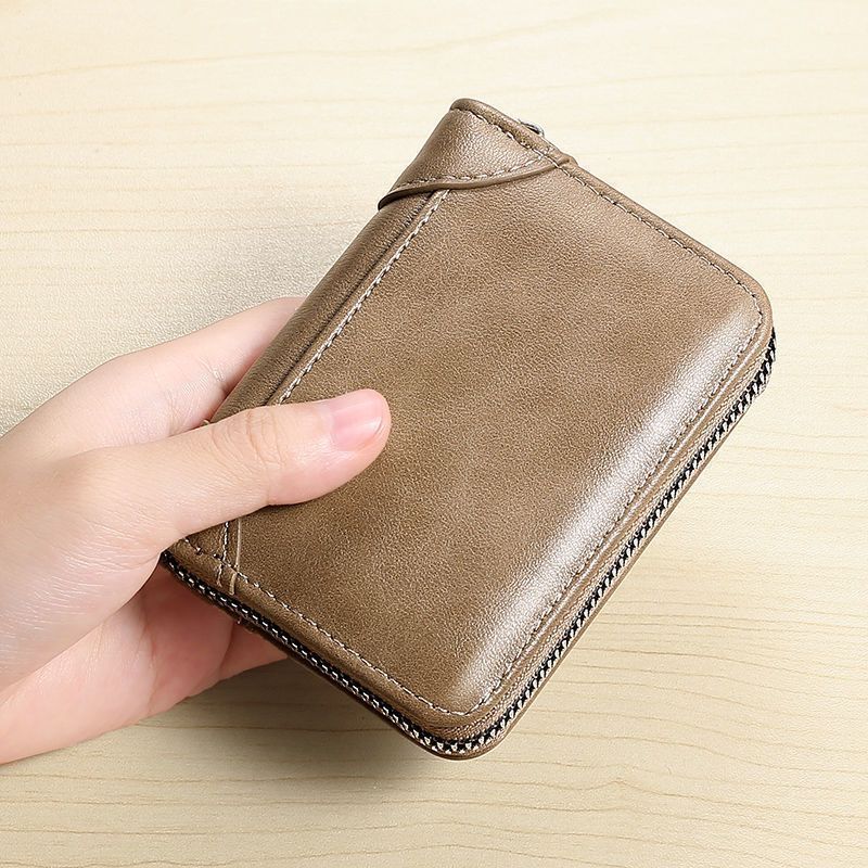 Business Card Holder Wallet Women/men Black Bank/ID/Credit Card Holder 18 Bits Card Wallet PU Leather Protects Case Coin Purse