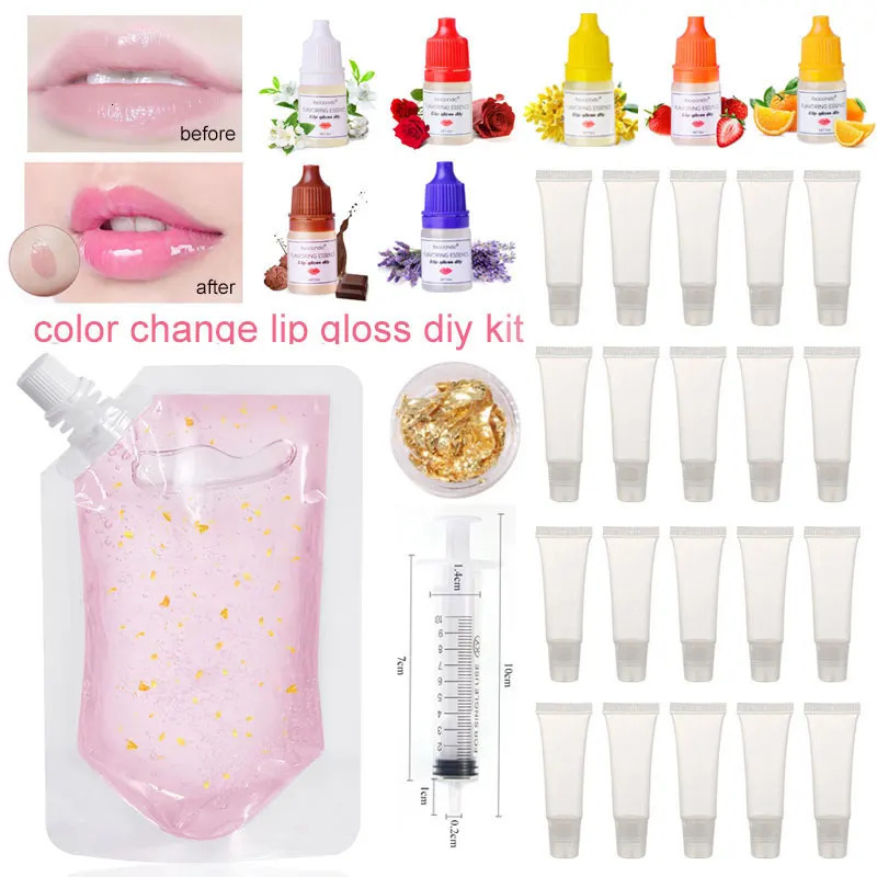 100ml Discoloration DIY kit Lip gloss base transparent lip gloss liquid lipstick coloring raw material gel wholesale 241107