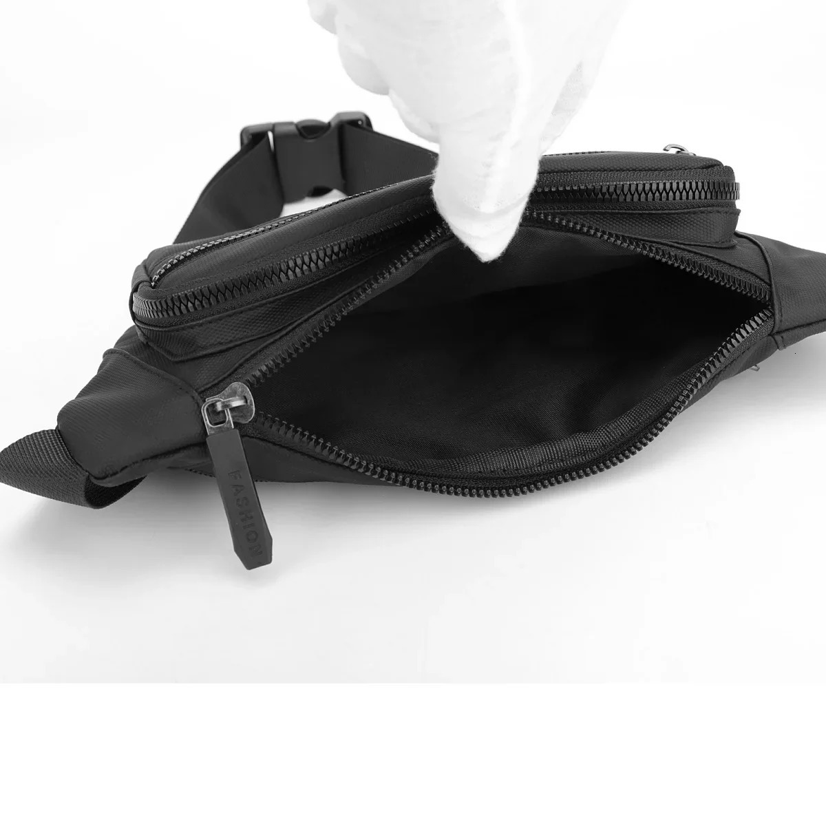 Outdoor sports travel crossbody bag cell phone change documents waist leisure fashion shoulder waterproof 241106