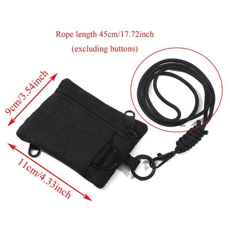 zxx 222 Mini Lanyard Bag Oxford Cloth Outdoor Sports Bag Multifunctional Solid Color Portable Men Chest Bags Durable Convenient