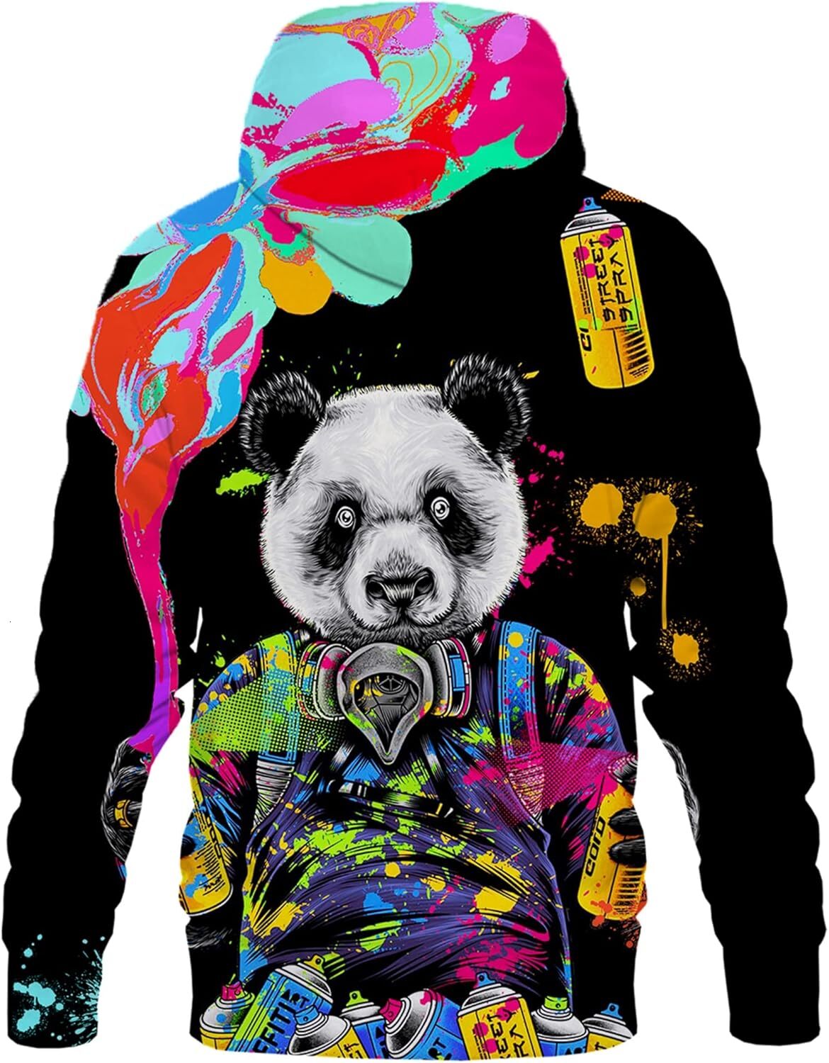 Hoodie for Mens Unisex Adults 3D Printed Fashion Hoodies for Men Women Pullover Novelty Sweatshirts with Big Pockets Graphic Trendy teddy bear pattern