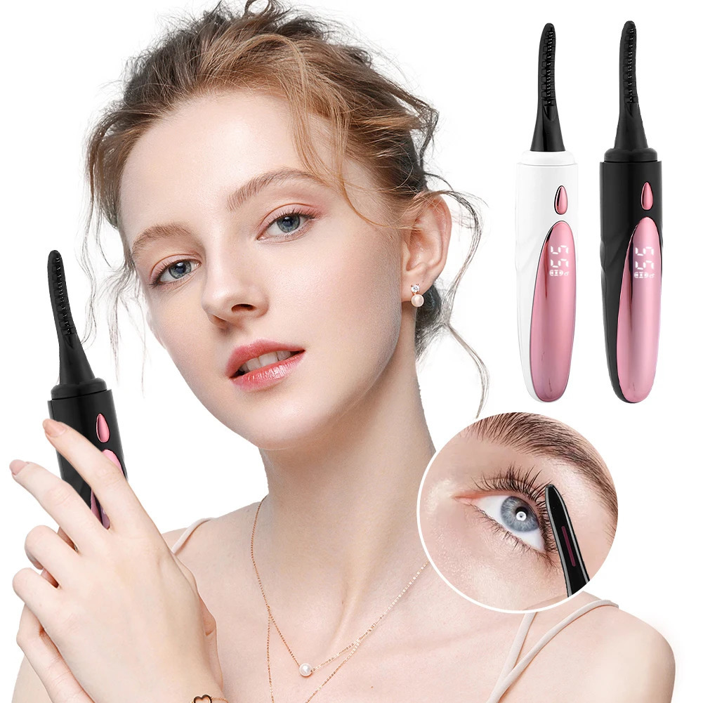 24-hour electric eyelash curler with 4 temperature settings eyelash curler tool eyelash curler makeup accessories 241107