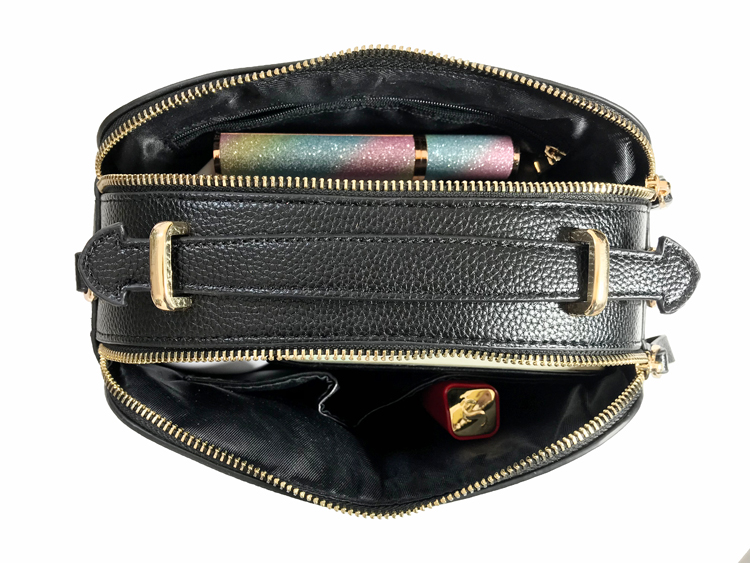 Top Quality Women Tote Bag Fashion Handbag pu Leather Small Flap Doctor Messenger Bags Solid Black Female Famous Brand Ladies Ba