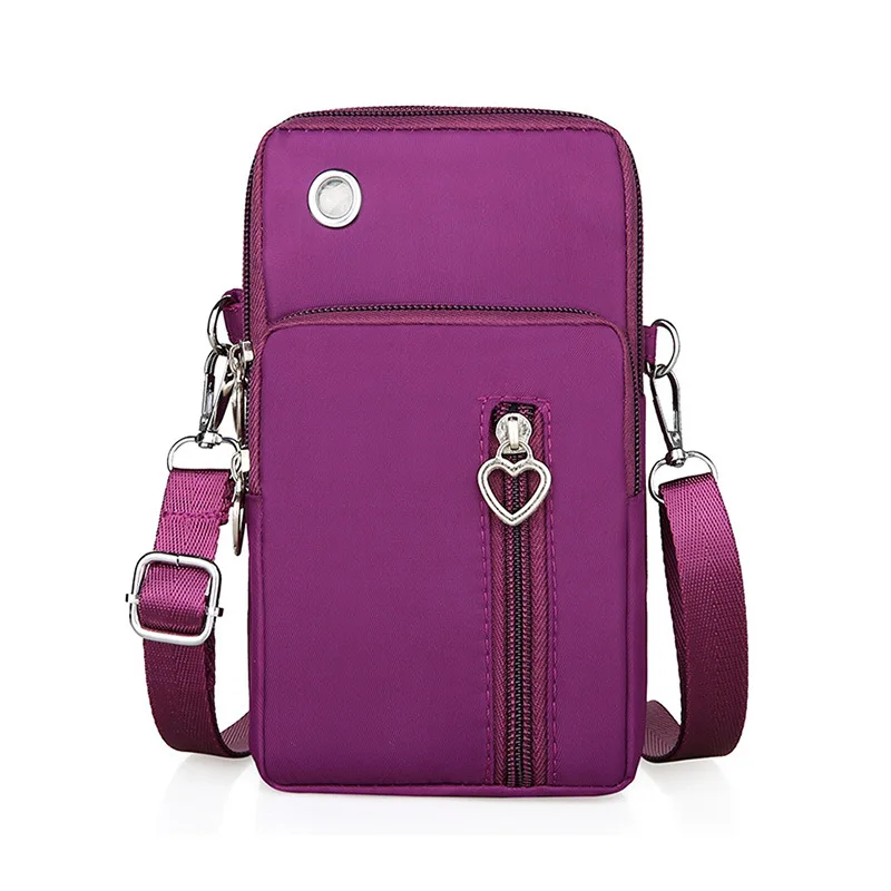 2024 Mini Women Handbags Commuter Casual Small Shoulder Bag Nylon Mobile Phone Coin Purse Fashion Portable Simple Messenger Bag