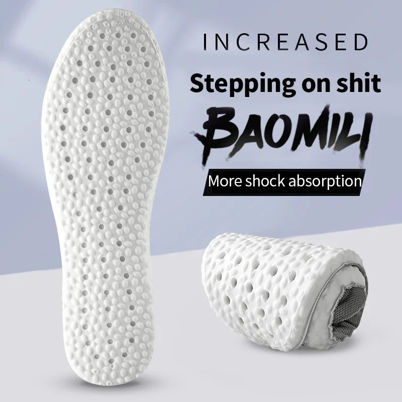 Sports shoe sole pad sports running shock-absorbing breathable deodorant PU soft cushion 241106