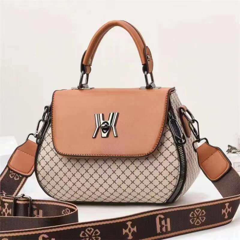 2024 Fashion Trend Large Capacity X-Pattern Casual Versatile Women's Handheld Single Shoulder Crossbody Bag