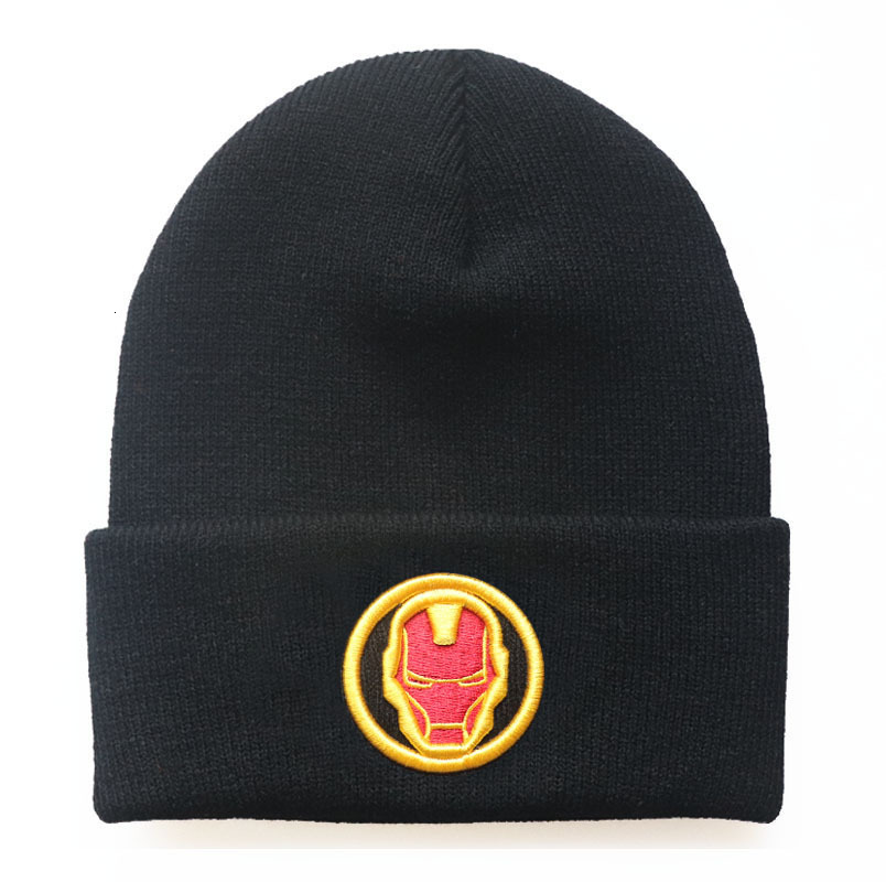 High quality design, men and women Cartoon Anime Embroidered Knitted Warm Cold Hat