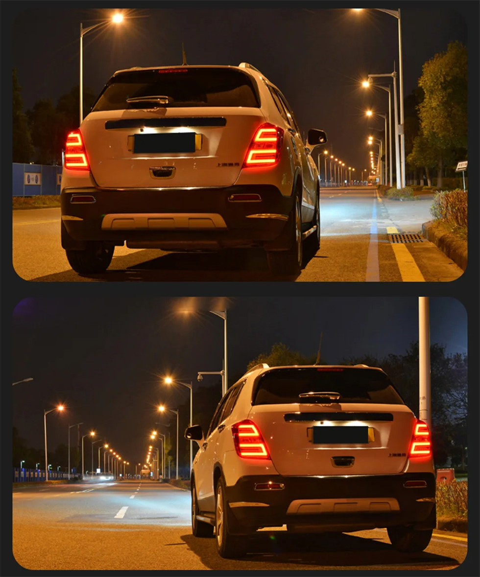 LED Taillight for Chevrolet Trax 20 13-20 17 Car Accessory Rear Parking Brake Turn Signal Reflector Taillight Streamer