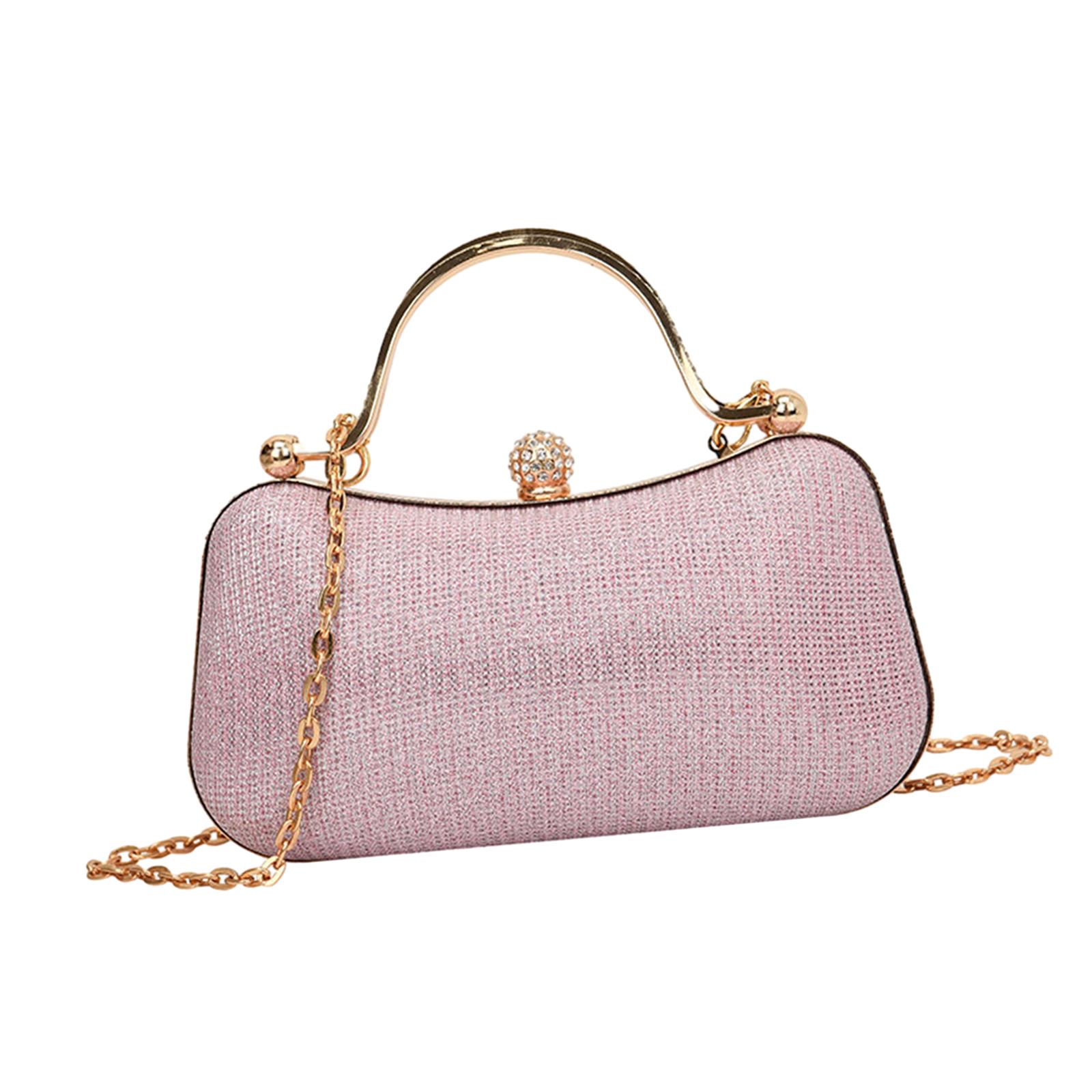 Womens Crossbody Bag Trendy Pouch Valentines Day Gifts Ladies Satchel Shoulder Purse Durable Clutch Purse Tote Bag Chain Strap