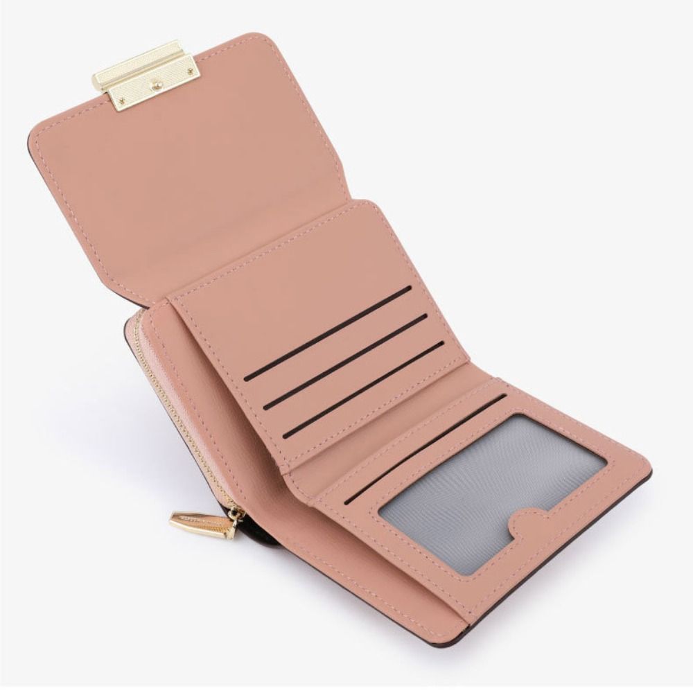 Fashion Women Wallets Small Wallets Zipper PU Leather Quality Female Purse Card Holder Wallet