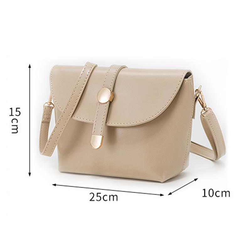 Vintage Small Women Shoulder Bag Chic PU Leather Mini Shell Crossbody Bag For Female Girls Teenagers