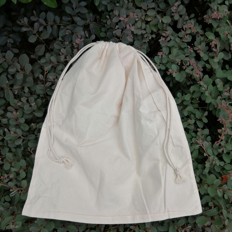 10x Environmental Protection Storage Bag Drawstring Dustproof bag Cotton Canvas 3sizes