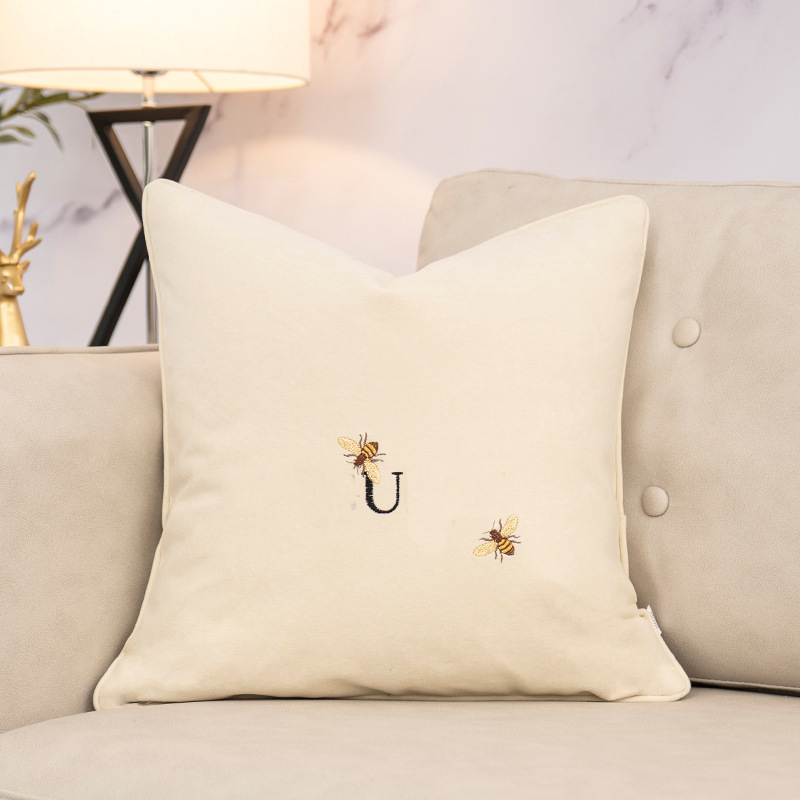 Designer Decorative Pillow Fashion Letter Size 30*50 45*45 50*50 Cushion Cushions Home Decorate For Bedding Room Chair Sofa Car Office Hotel