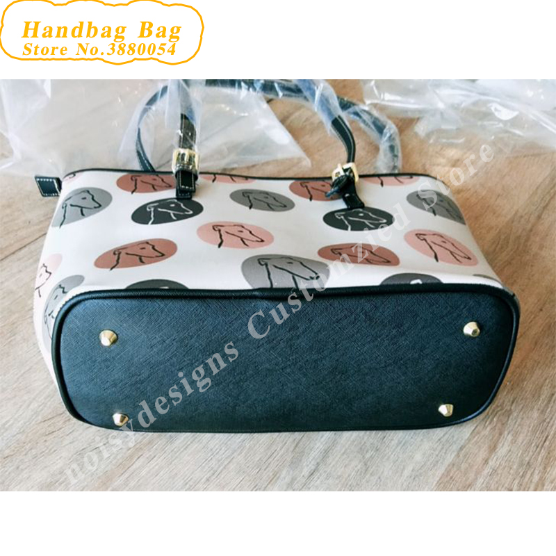WHEREISART Customized Logo Images Printing Leather Women Bags Design Handbags Casual Shoulder Bags Ladies Bolsa Mujer 2020