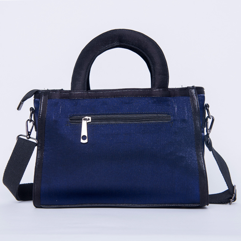 Veowalk Velvet Flock Women Embroidered Canvas Shoulder Bag Elegant Ladies Vegan Leisure Crossbody Evening Handbag Medium