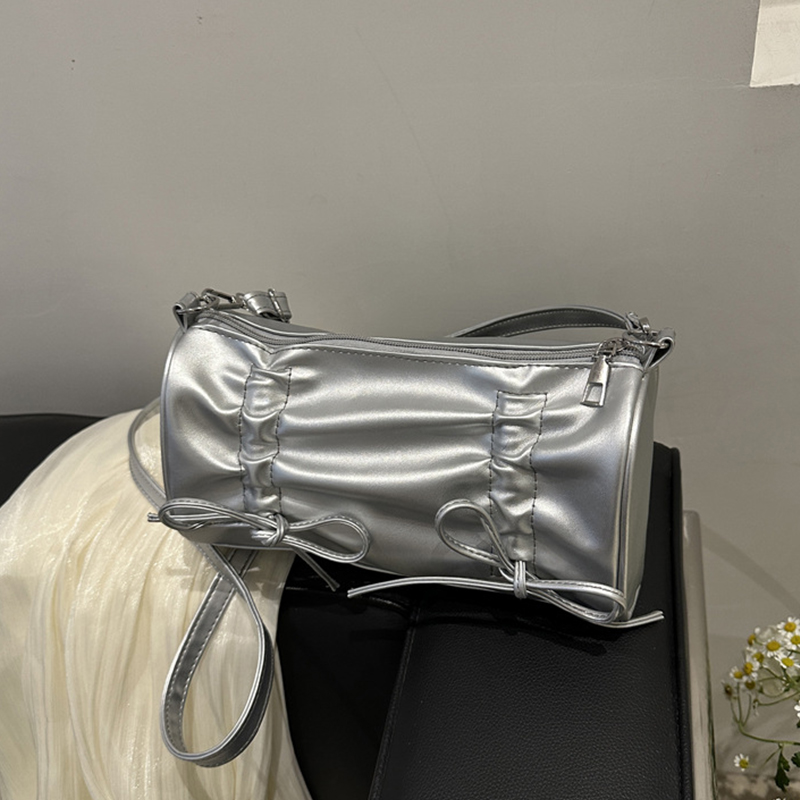 Fashionable And Casual Bow Shoulder Bag New Versatile Armpit Pillow Bag