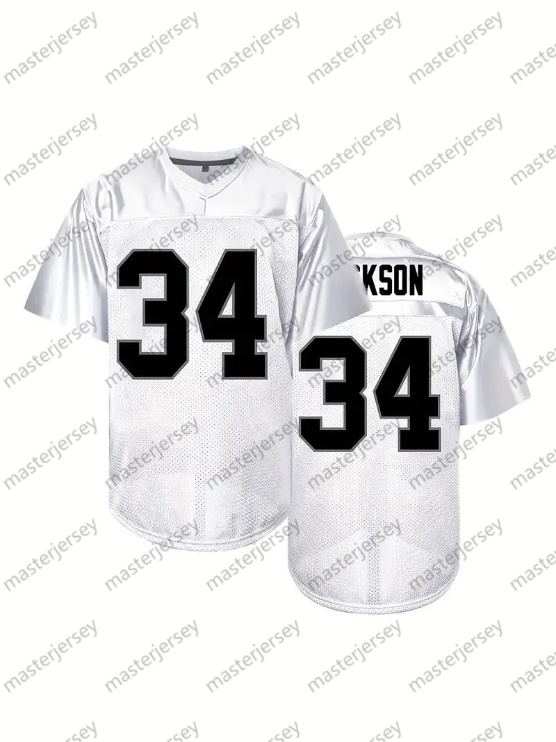 #34 Comfy V-Neck Football Jerseys Men Mesh Embroidery for Training and Competition Breathable Moisture-Wicking Short Sleeve Top for Active jersey