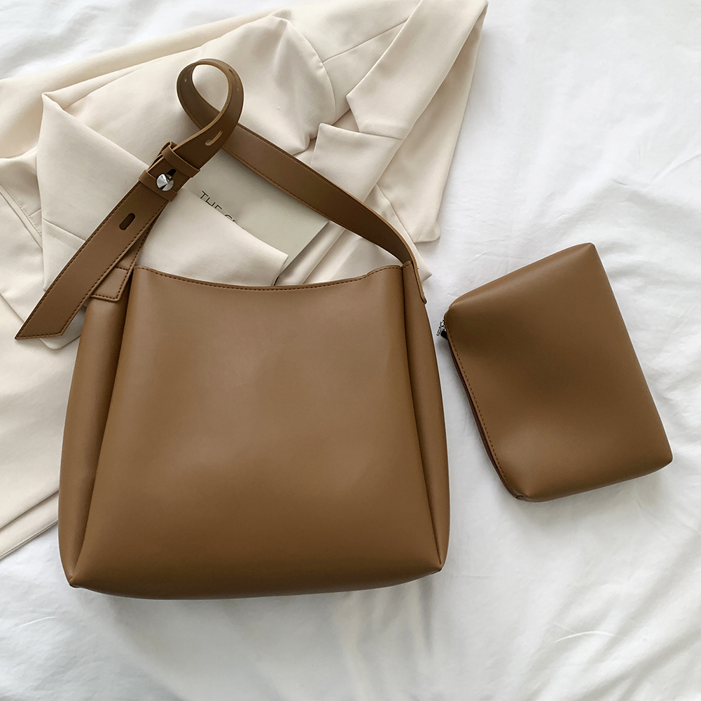 Women Leather Tote Bag Fashion PU Handbag Purses Large Capacity Shoulder Bag and Purse Set Vintage Tote Handbag Fall Winter Bag