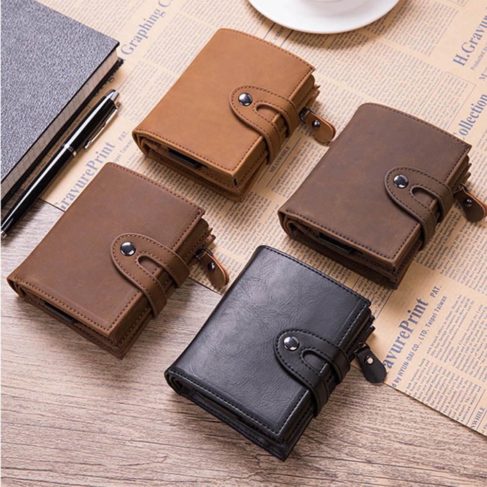 Weduoduo New Style Credit Card Holder Men And Women Anti RFID Card Holder Multi Function Card Wallet Large Capacity Card Cases