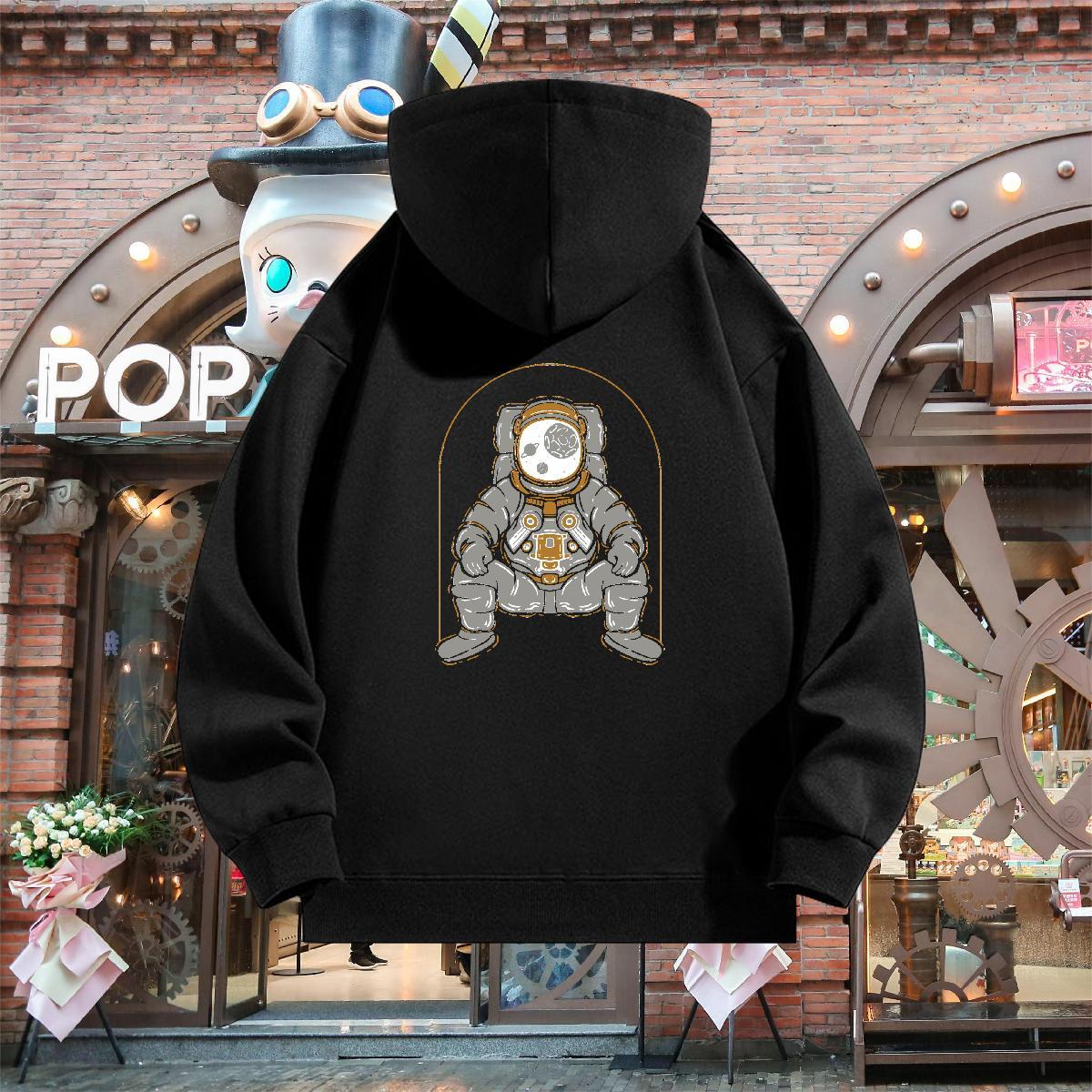 Fashion New Men Hoodie Hooded Collar Long Sleeves Cool Couples Hoodie US Plus Size Tops Hoodie Sport 350g Cotton