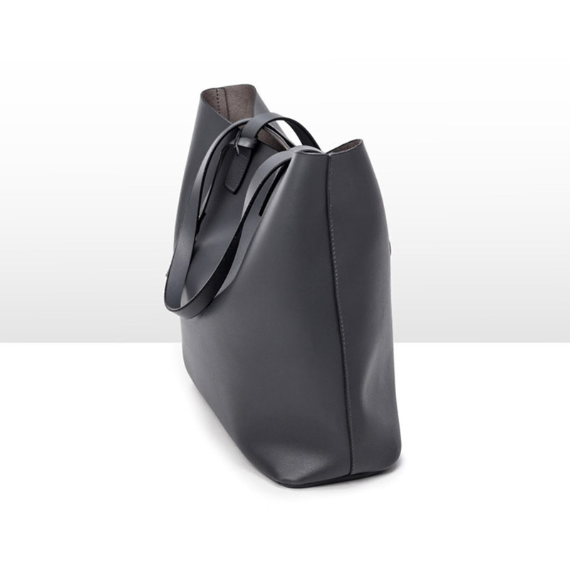 BARHEE Luxury Handbags Women Bags Designer Brand Famous Shoulder Bag Female Vintage Satchel Bag Pu Leather Gray Shoulder Bags