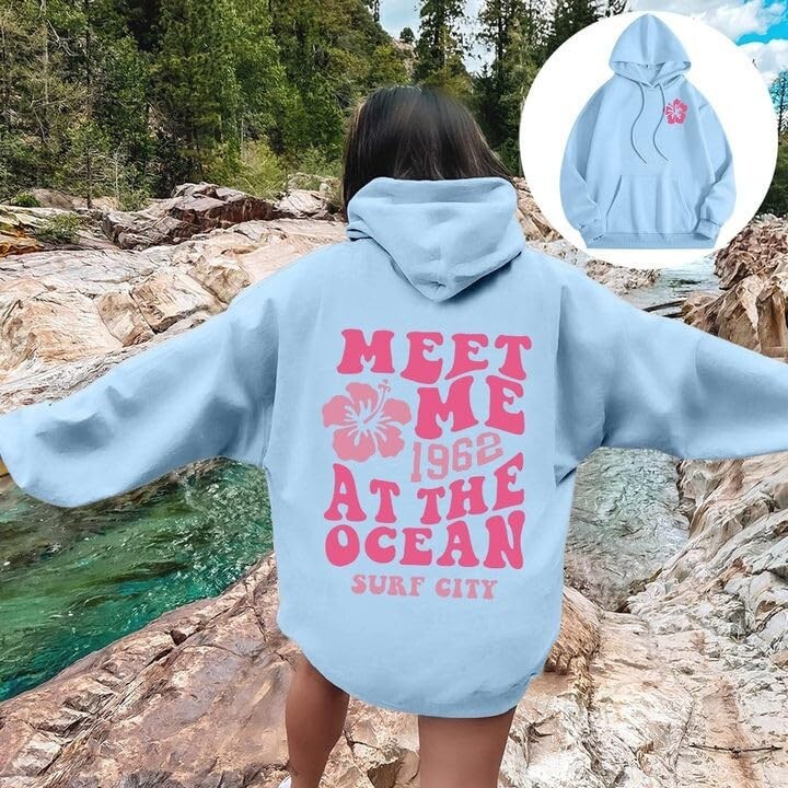 New women's hooded sweatshirt with letter print off shoulder sleeves XS-5XL designer plus size trendy T-shirt