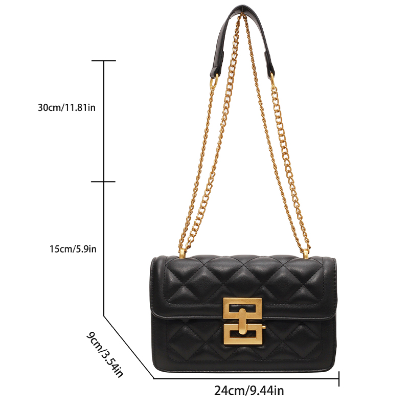 New 2024 high-end design Luxury Bag Women's Handbag Purse Shoulder Bag Square Messenger Bag PU crossbody bag Light luxury