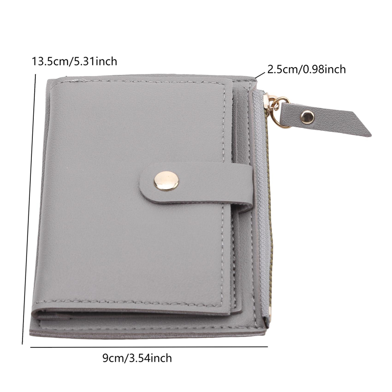 Trendy Ultra-thin Coin Purse Multi-functional Card Case Portable Travel Zipper Card Case One size fits all coin purse