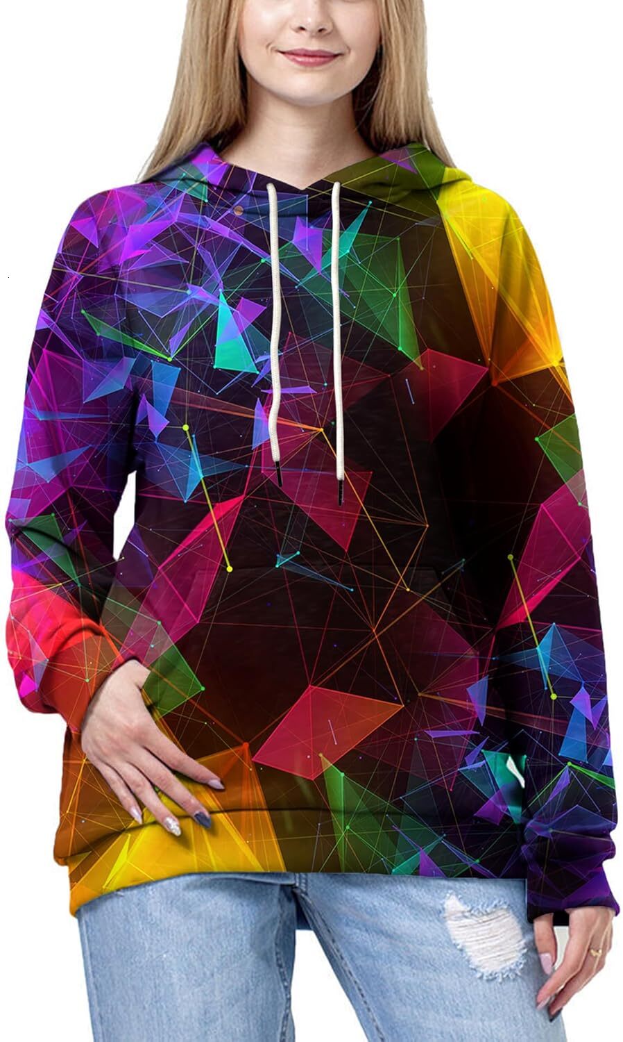 Hoodie for Mens Womens Unisex 3D Printed Hooded Sweatshirt Casual Pullover Hoodie with Big Pockets Graphic Cool checkered pattern