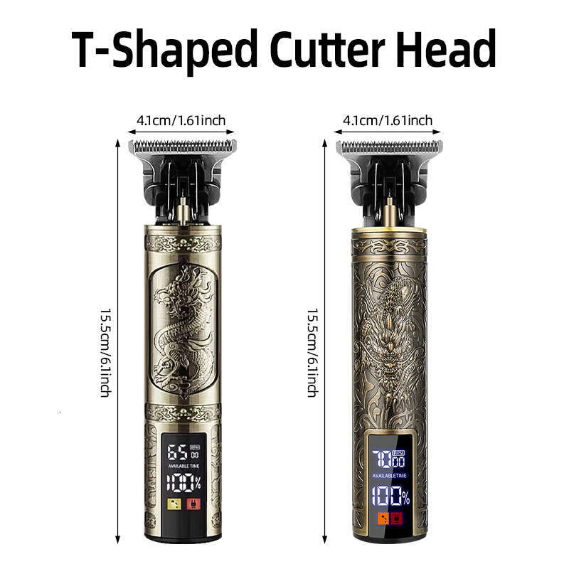 Professional Men's Electric Shaver and Hair Clipper Zero Gap T Blade Edge Pad for Beard Trimming Facial Care Great Gift Idea