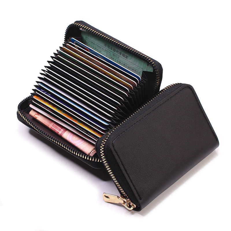 PU Leather Wallet Women's Zipper Card Wallet Small Change Wallet Purse For Female Short Wallets With Card Holders Woman Purse