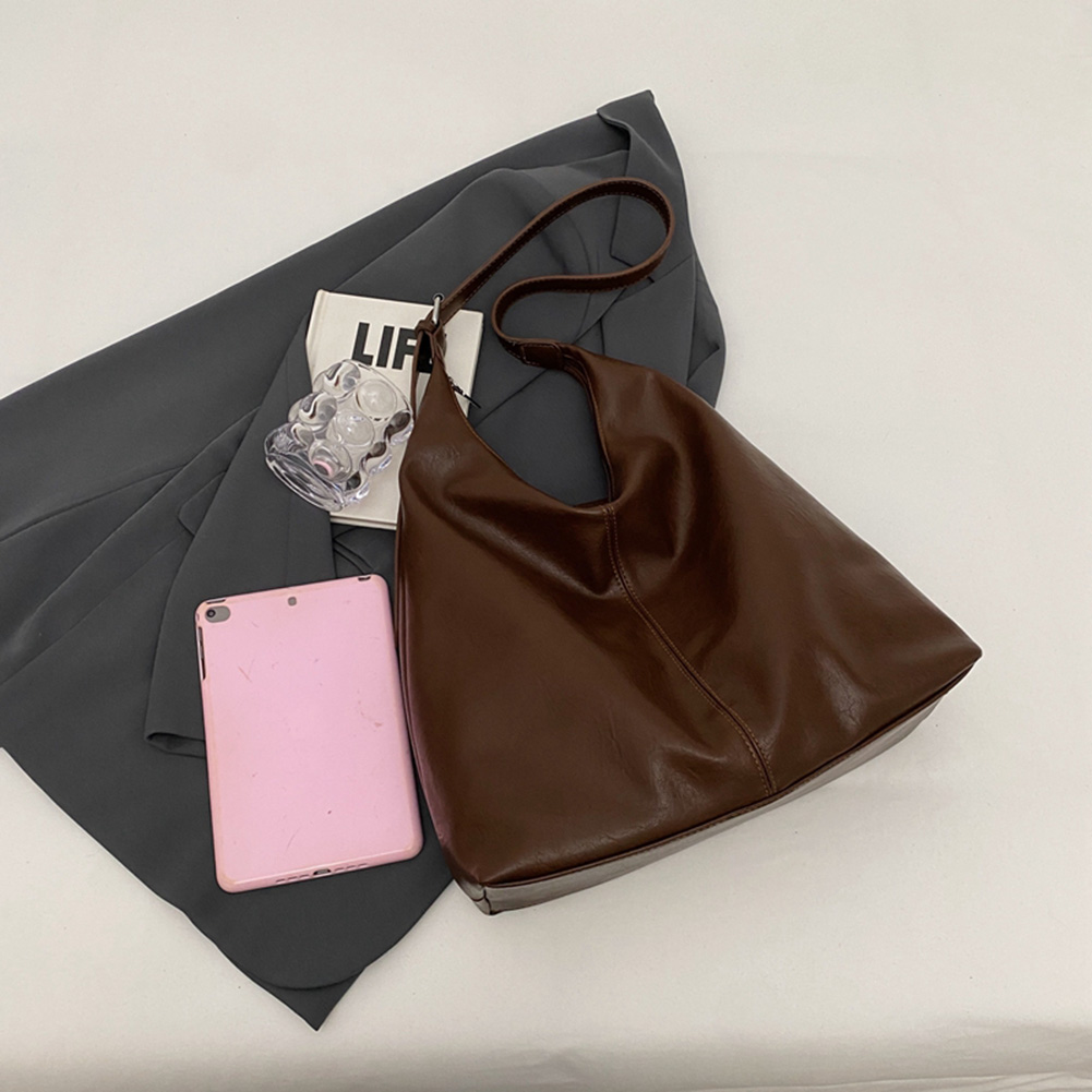 2 Pcs Women Casual Handbag PU Crossbody Bag Stylish Trendy Bag with Adjustable Shoulder Strap All-Match Bag for Daily Office Use