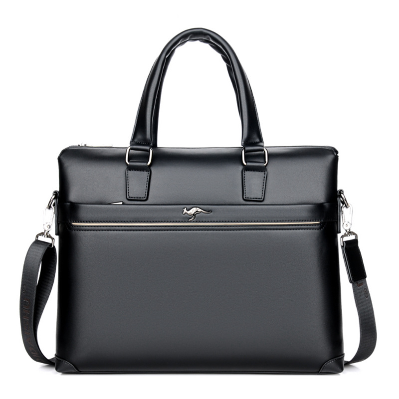 Fashion Genuine Leather Men Office Bag Handbag Business Casual Men's Travel Bag Laptop Shoulder Messenger Bags Tote Briefcase