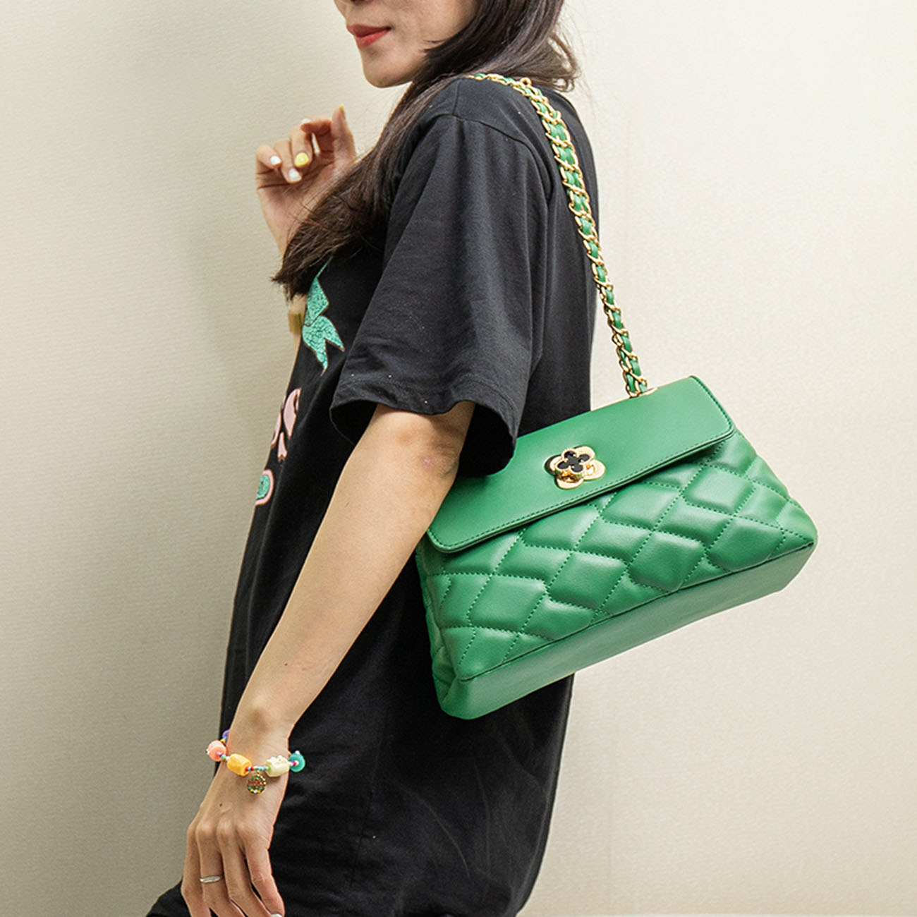 2023 new fashion mini purse and Tote Leather women's One shoulder Clutch chain women's purse