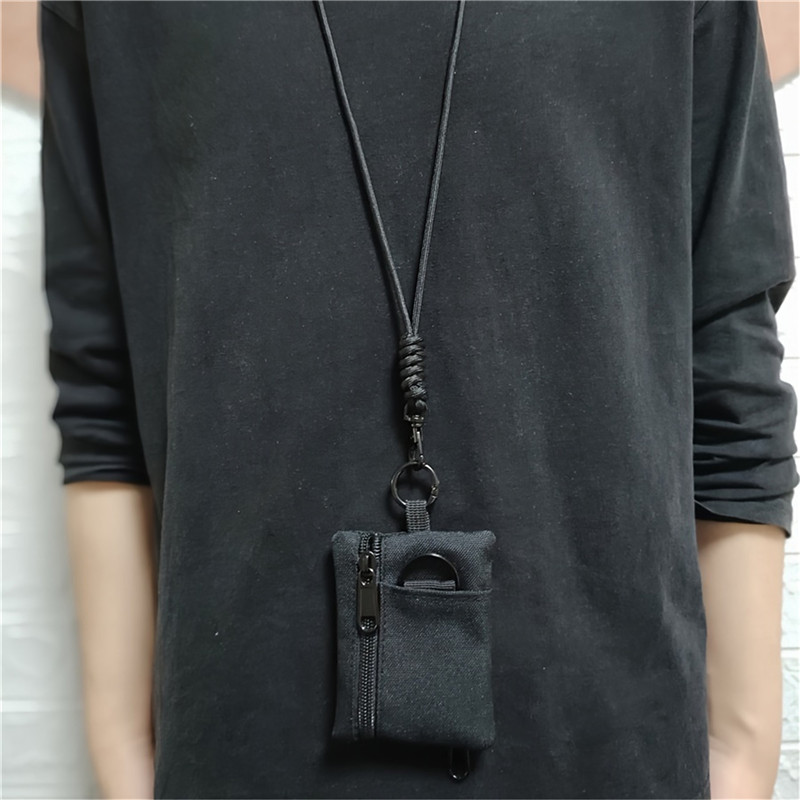 zxx 222 Mini Lanyard Bag Oxford Cloth Outdoor Sports Bag Multifunctional Solid Color Portable Men Chest Bags Durable Convenient