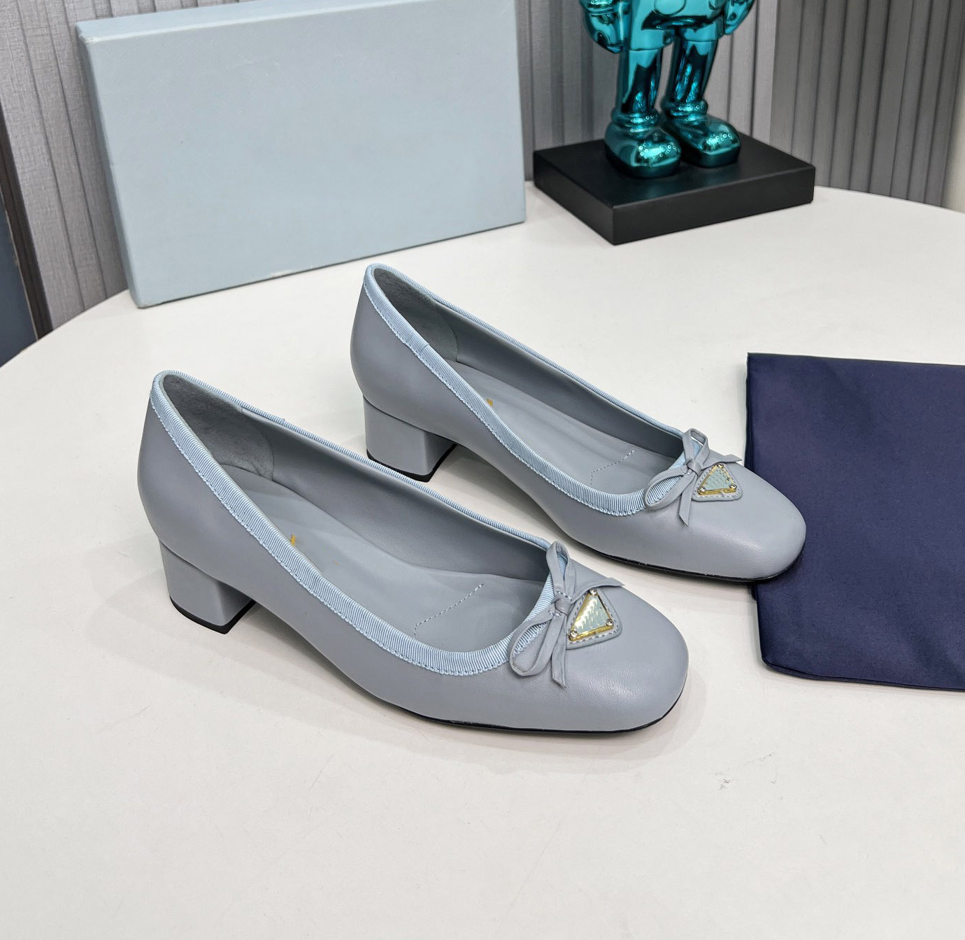 High Quality Designer P Dress Shoes Real Leather high Heels Chunky Pumps Fashion Ladies Shoes Women Luxury cdfsvsd