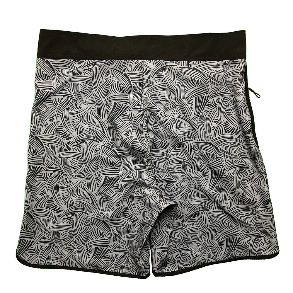 MenClassic Bermuda Waterproof Way Elasticity BoardShorts Quickdry Casual Home Sport Gym Fitnss Swim Trunk Beach Surf Short 240407