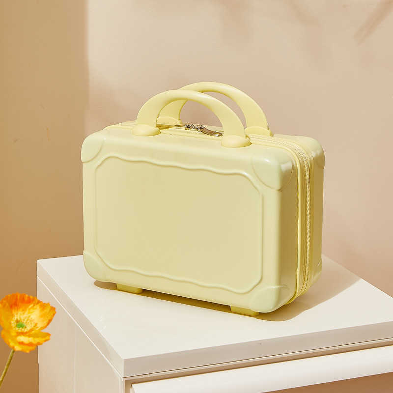 Suitcase, Makeup Bag, Small Box, Zipper, Women's Luggage, Short Distance Mini Storage Box, Luggage Accessory, Gift Bag