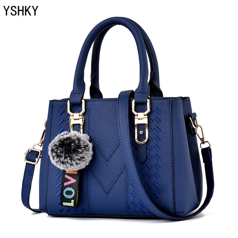 Female bag shoulder bags for women 2020 New fashion crossbody bag luxury handbags women bags designer travel Hairball bag