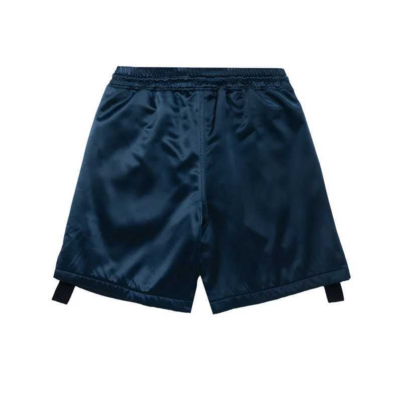 Men's Shorts Summer RRR123 Shorts Satin Side Webbing Loose Casual Pants High Quality 1 1 Sport Drawstring Shorts Mens And Womens J240402