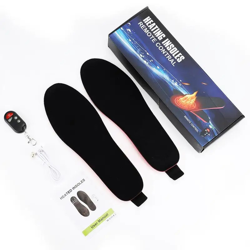 Electric heating pad electric charging foot heater adjustable temperature heating insole for skiing hunting camping 241106