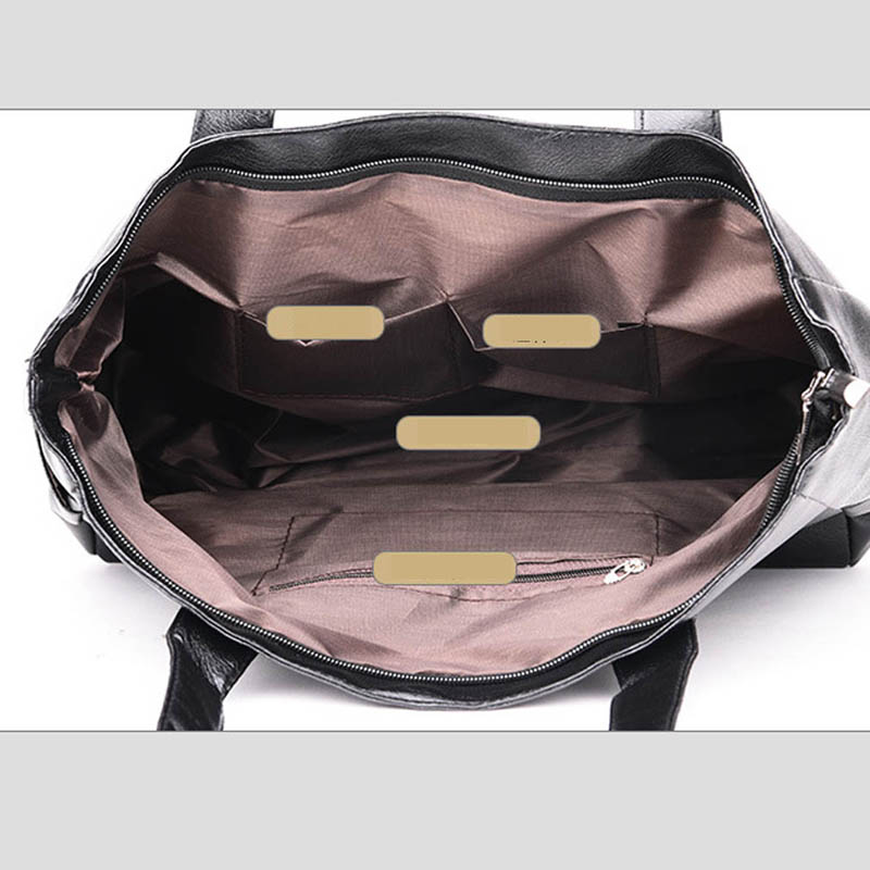 2023 Women Versatile Handbag Soft Offer PU Leather Bags Zipper Messenger Bag/ Splice Grafting Vintage Shoulder Crossbody Bags