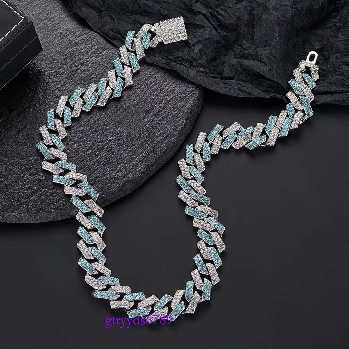 vvs moissanite cuban k chain for men 15MM wide 2 row prong iced out dia necklace rapper rock personalize hip hop mens jewelry woman gift