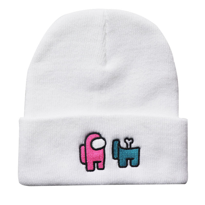 High quality design, Autumn and winter Cartoon for Male and Female Embroidered Knitted Warm Woolen Hoodie Cold Hat