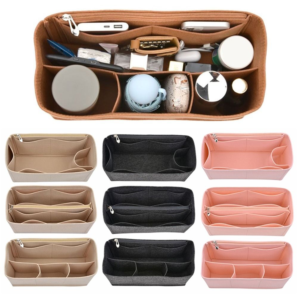 Felt Handbag Insert Bag Durable Bag Support Organization Purse Liner Storage Portable Bag Organiser for For Liz Visetos