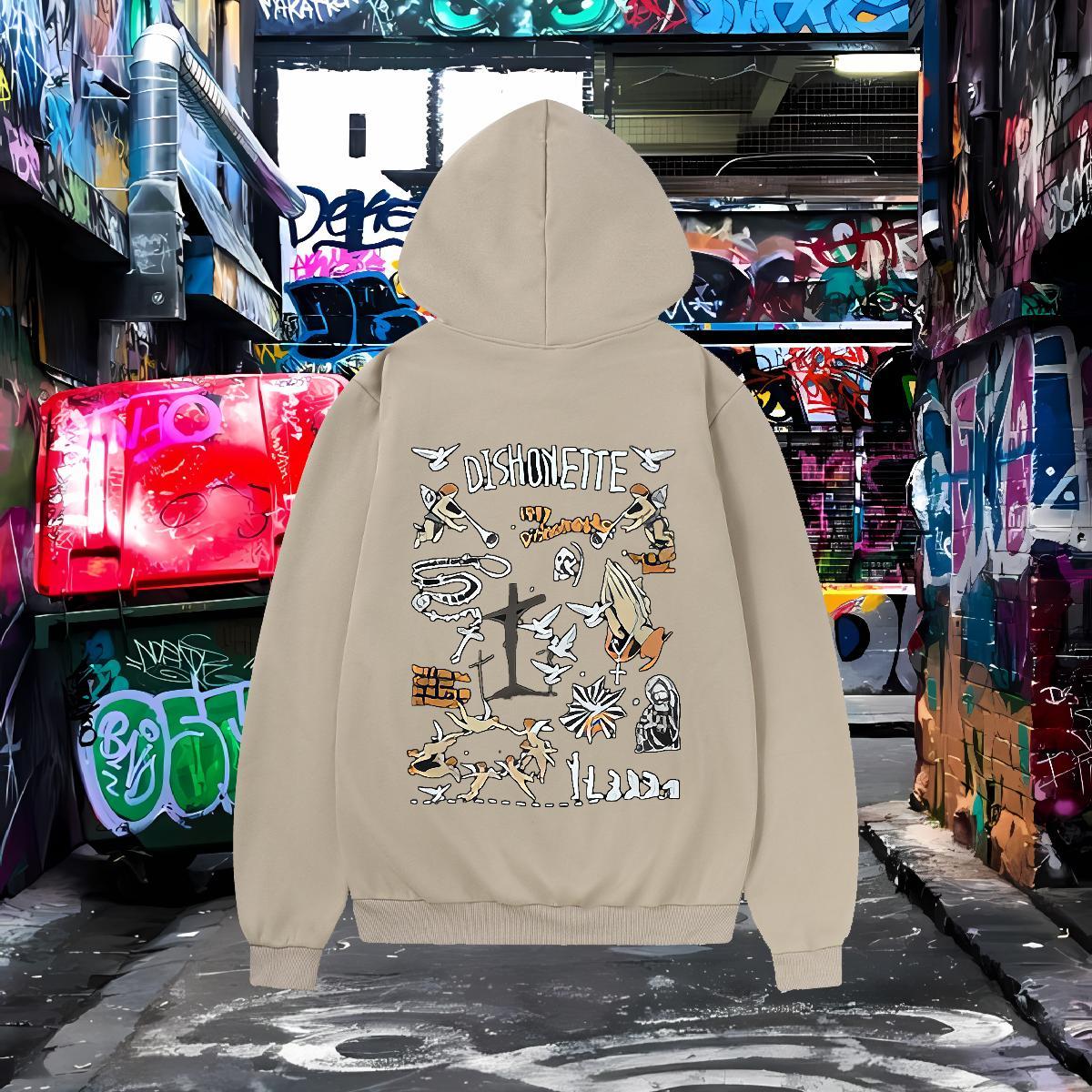 Fashion Casual Unisex Sweatshirts Hooded Collar Breathable Free Shipping Mens Hoodie Custom Print Oversized Tops Hoody Street 350g Cotton