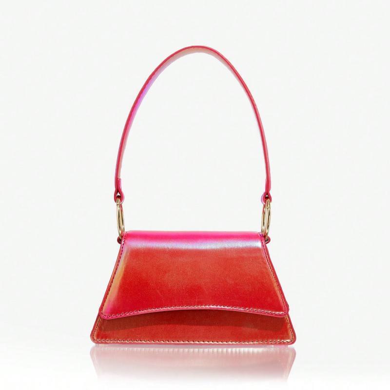 Fashion Handheld Red Underarm Baguette Bag Girl New Luxury Designer Shoulder Handbag Women's High-end Party Wedding Handbag New